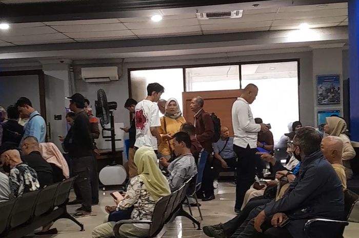 Ratusan orang padati Posko tilang elektronik di Pancoran Jakarta Selatan
