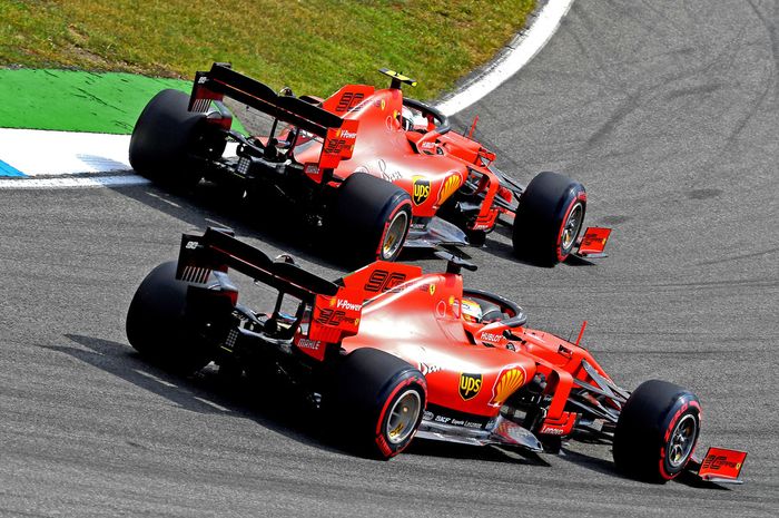 Kedua pembalap tim Ferrari mengalami masalah pada mobil Ferrari SF90 di kualifikasi F1 Jerman