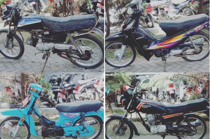 Paket lelang lima unit kendaraan dinas nilai limitnya cuma Rp 900 ribuan, ada Honda Win sampai Suzuki RC100