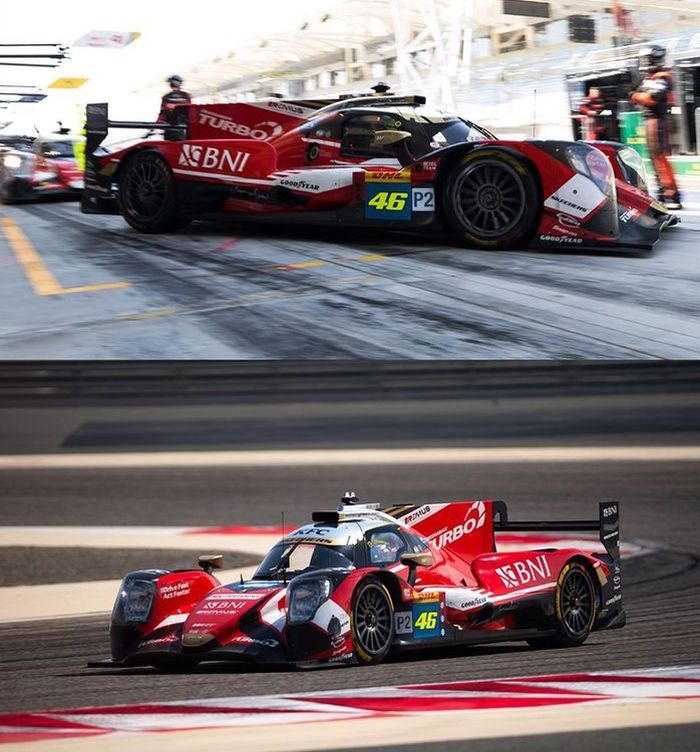 Valentino Rossi pakai mobil Sean Gelael, banyak sponsor Indonesianya