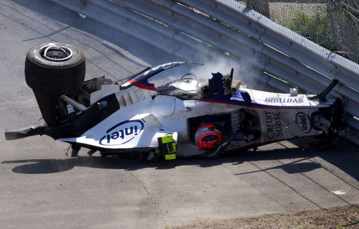 Robert Kubica tidak mengalami cedera serius dalam kecelakaan di GP F1 Kanada 2007
