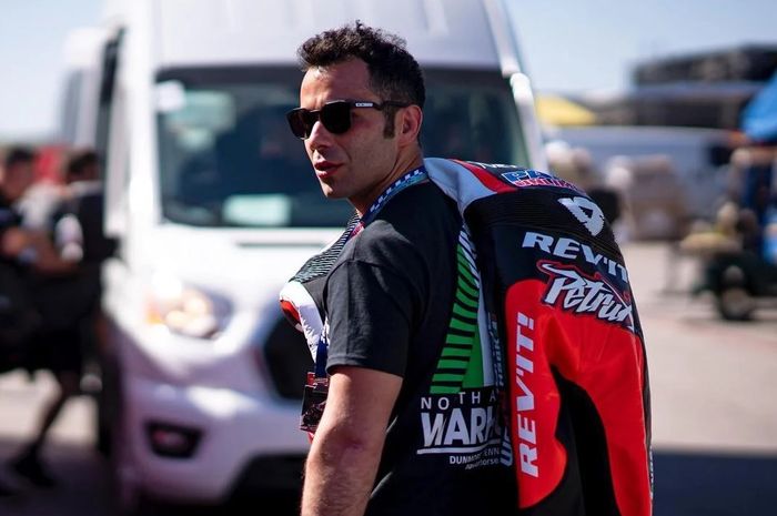 Danilo Petrucci, pembalap yang sejatinya didukung penuh oleh Ducati Corse, tetapi akan membela Suzuki di MotoGP Thailand 2022. 
