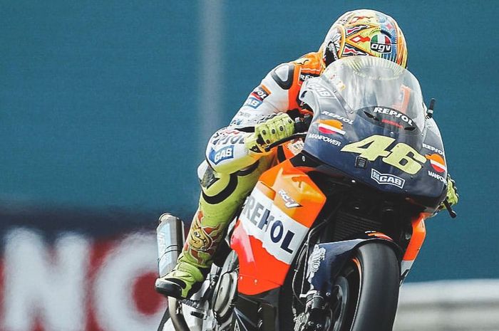 Valentino Rossi di Repsol Honda