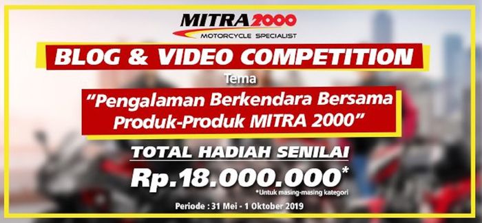 Banner kompetisi blog dan video Mitra2000