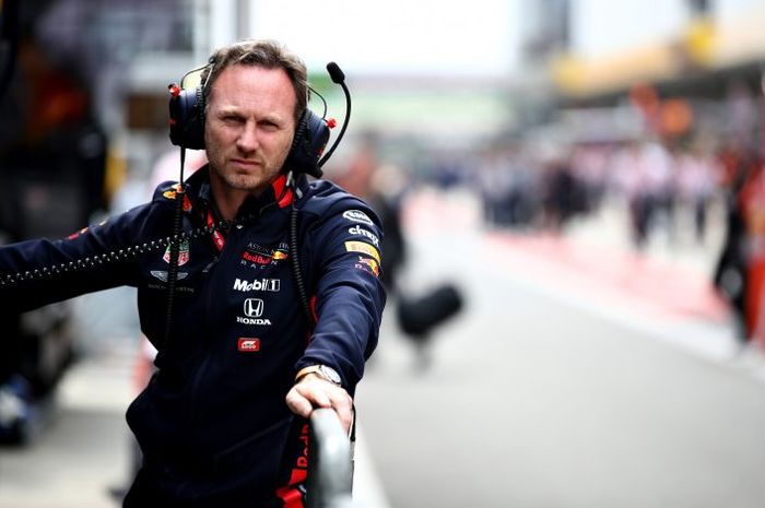 Bos Red Bull, Christian Horner tak menargetkan kemenangan pada balap F1 musim 2019 tapi memangkas selisih dengan Mercedes dan Ferrari