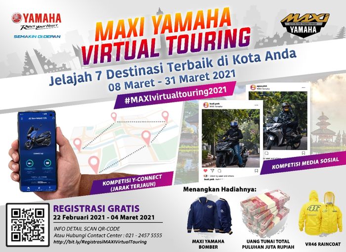 Maxi Yamaha Virtual Touring 2021