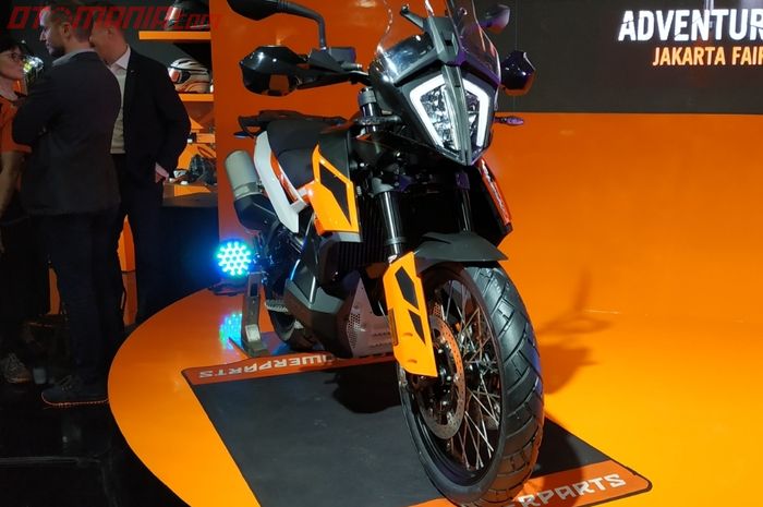 KTM 790 Adventure yang diluncurkan KTM di ajang Jakarta Fair Kemayoran 2019.