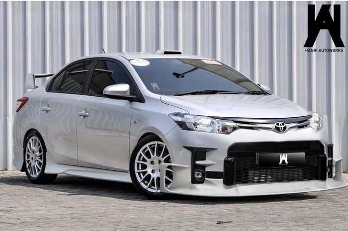 Modifikasi digital Toyota Vios Lima ala Peugeot 406 di Film Taxi