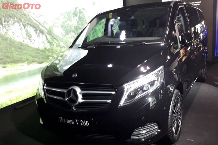 new mercedes benz v 260 diluncurkan di
