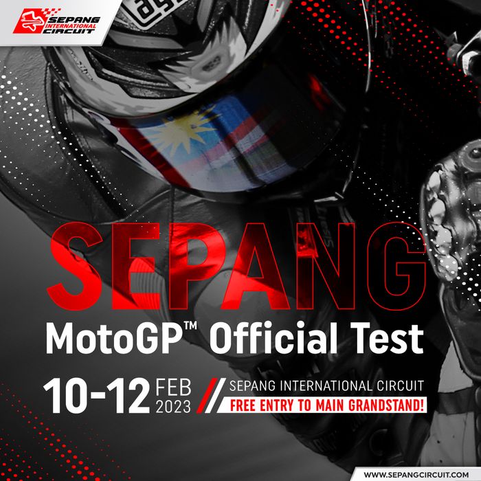 Penggemar MotoGP boleh masuk gratis ke main grandstand menyaksikan pembalap melakukan tes MotoGP 2023 di Sirkuit Sepang, Malaysia