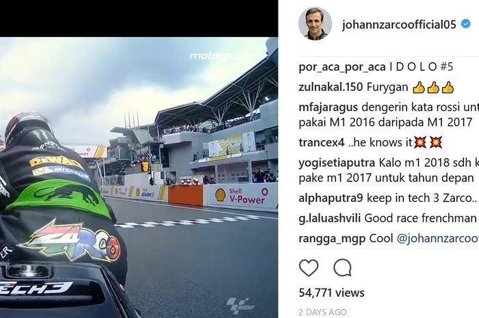 Postingan Johann Zarco