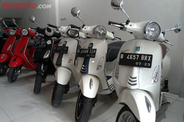 Stok Vespa di Vescooter Depok