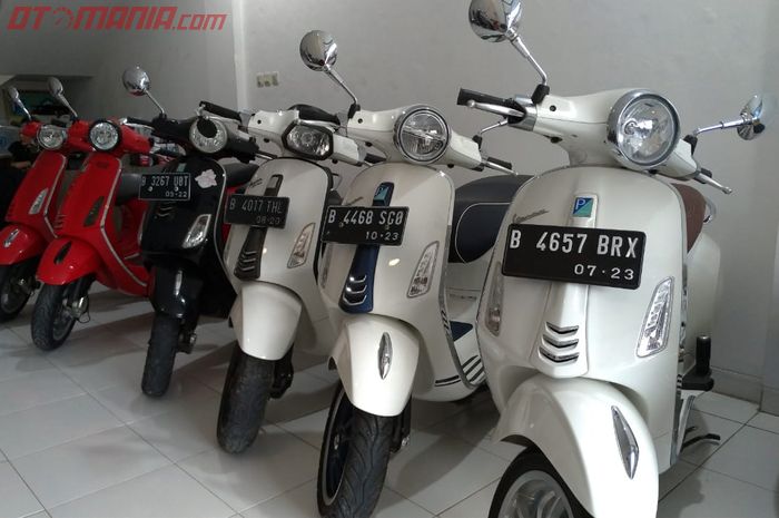 Stok Vespa di Vescooter Depok