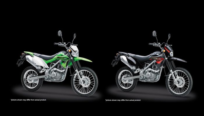 Dua warna baru KLX 150 standar