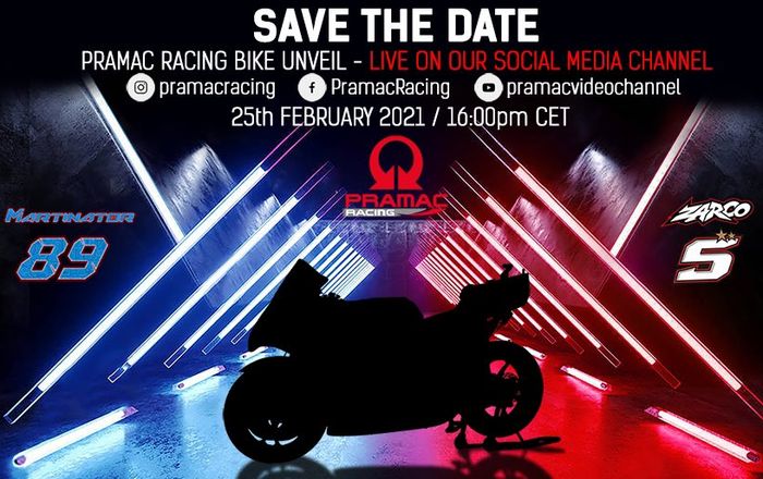 Jelang MotoGP 2021, tim Pramac Racing akhirnya mengumumkan tanggal perkenalan Johann Zarco dan Jorge Martin