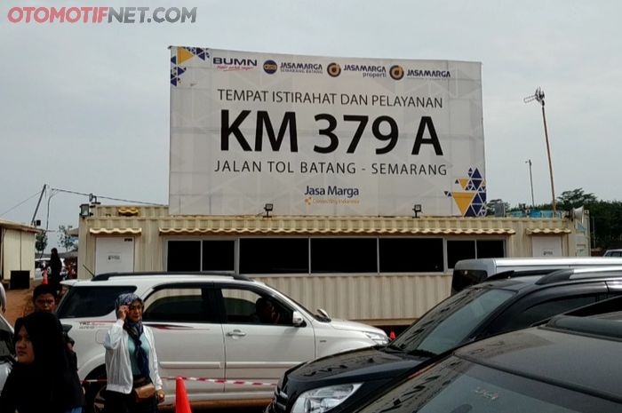 Arti kode A dan B di Rest Area