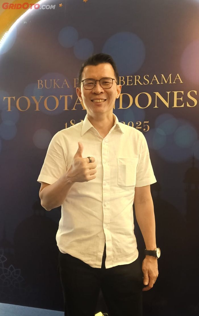 Jap Ernando Demily, Direktur Marketing PT Toyota Astra Motor . Dibanding bulan sebelumnya, penjualan Mei 2025 alami kenaikan 