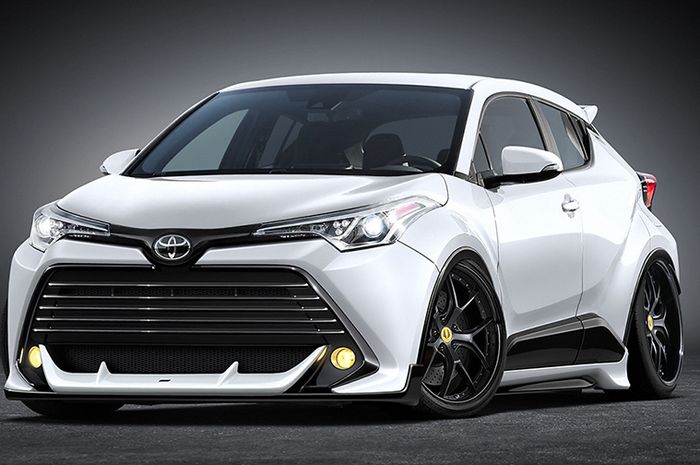 Toyota C-HR pakai body kit terbaru Aimgain