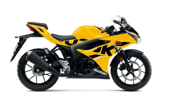 GSX-R150 warna kuning baru saja dirilis di Taiwan