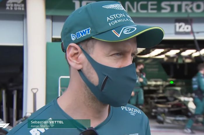 Sebastian Vettel kena penalti dan harus start dari urutan paling belakang di F1 Bahrain 2021