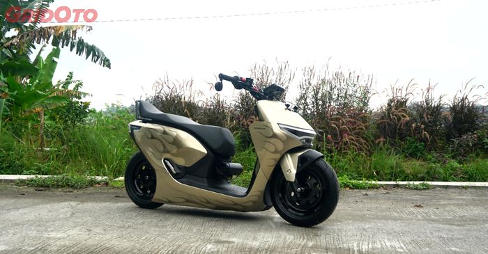 Andalkan airsus bodi CUV e: nyaris cium tanah