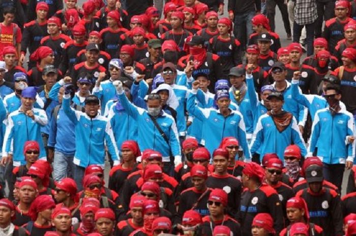 PEringatan May Day atau Hari Buruh tahun 2015