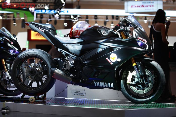 Modifikasi Yamaha R25 Kaki Moge Idemitsu IMOS 2018