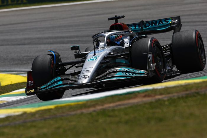 George Russell juara F1 Sao Paulo 2022, setelah tidak terkejar sejak start hingga finish pada balapan di sirkuit Interlagos, Brasil