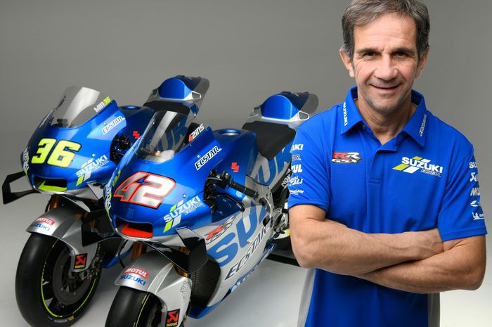 Ditinggal Davide Brivio setelah antar Joan Mir jadi juara dunia, Ini janji dan tekad Suzuki di MotoGP 2021