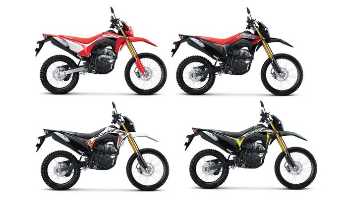 Pilihan warna Honda CRF150L