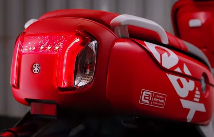 Desain buritan Yamaha QBIX