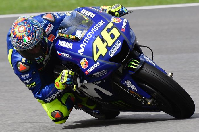 Valentino Rossi di hari pertama tes Sepang (28/1/2018)