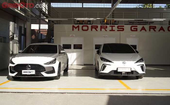 MG 4 EV, MG ZS, MG ZS EV, MG HS, hingga MG 5 GT tentu saja mejeng disini