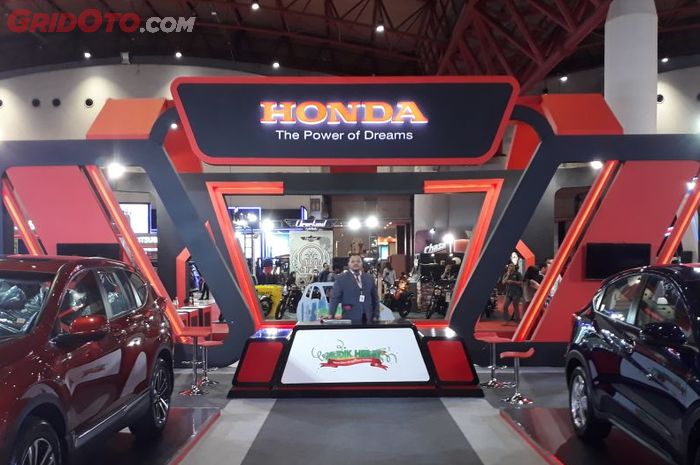 Booth Honda di Jakarta Fair Kemayoran 2018 