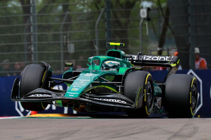 Sebastian Vettel raih poin pertamanya di balap F1 2022 setelah finish di urutan delapan F1 Emilia Romagna 2022, Minggu (24/4)