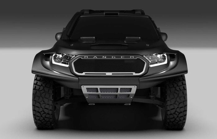 Ford Ranger ini dibangun oleh Neil Woolridge Motorsport (NWM) untuk Tim Ford Castrol