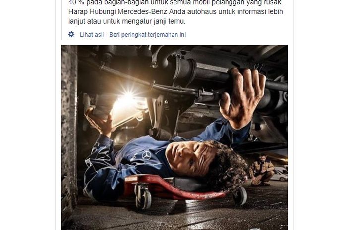 Mercedes-Benz berikan diskon hingga 40% untuk perbaikan akibat banjir