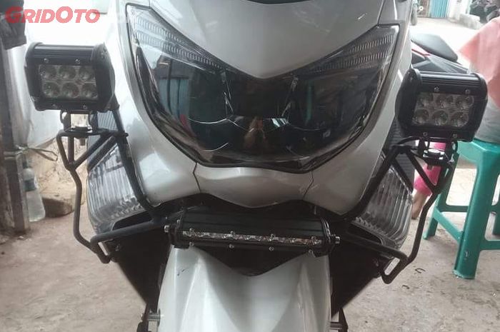 Crash guard Yamaha NMAX buat Ari Bracket