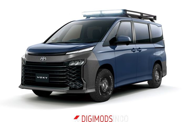 Modifikasi digital All New Toyota Voxy tampil gagah bergaya ALTO