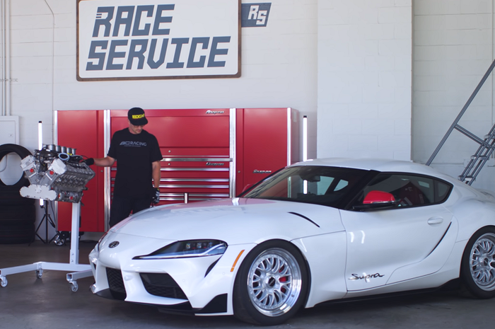 Proyek modifikasi Toyota Supra A90 bermesin F1 karya Ryan Tuerck