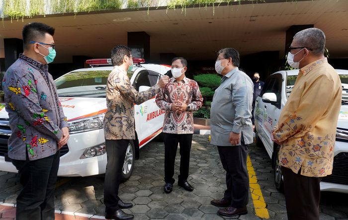 Donasi Toyota Indonesia dan SERA, kepada Kementerian Kesehatan