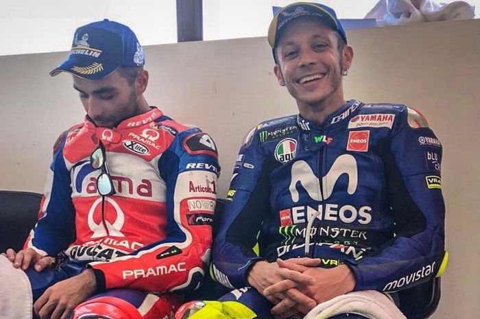 Valentino Rossi dan Danilo Petrucci