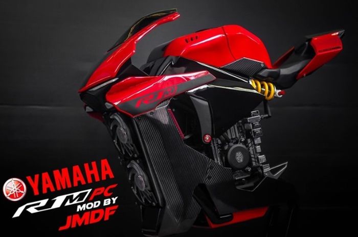 Case buatan JMDF mengadaptasi desain Yamaha YZF-R1M