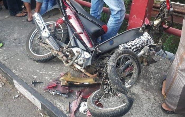 Kecelakaan di Jembatan Leuwimalang, Cisarua, Kabupaten Bogor, Selasa (18/12/2018) (Dokumen Polres Bogor)