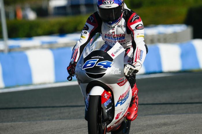 Mario Suryo Aji tercecer pada sesi kualifikasi Moto3 Italia 2022