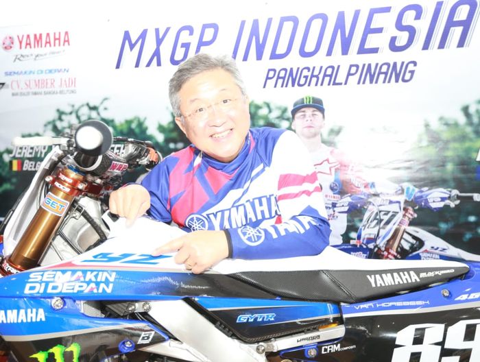 Minoru Morimoto, Presdir PT YIMM,  'Semakin Di Depan' akan jadi semangat para pecinta dan fans setia Yamaha di Indonesia