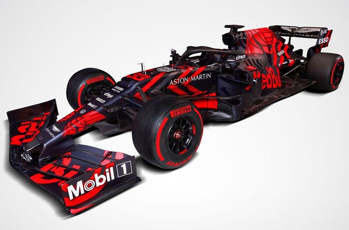 Livery shakedown test Red Bull Racing F1 2019