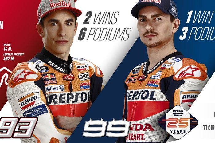 Prestasi Marc Marquez dan Jorge Lorenzo di MotoGP Belanda