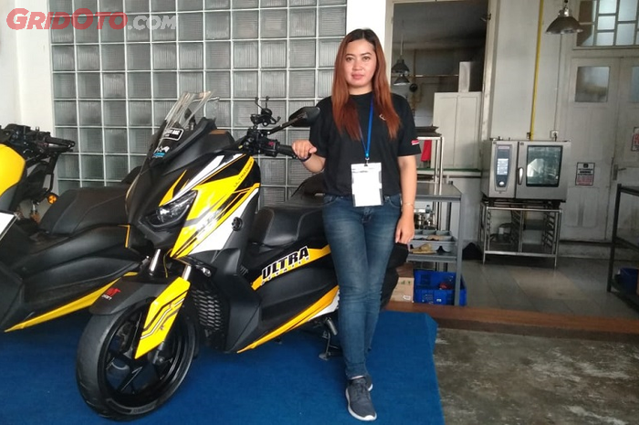 Salah satunya Maxi Lady yang ikut Customaxi Yamaha 2018 seri Yogyakarta