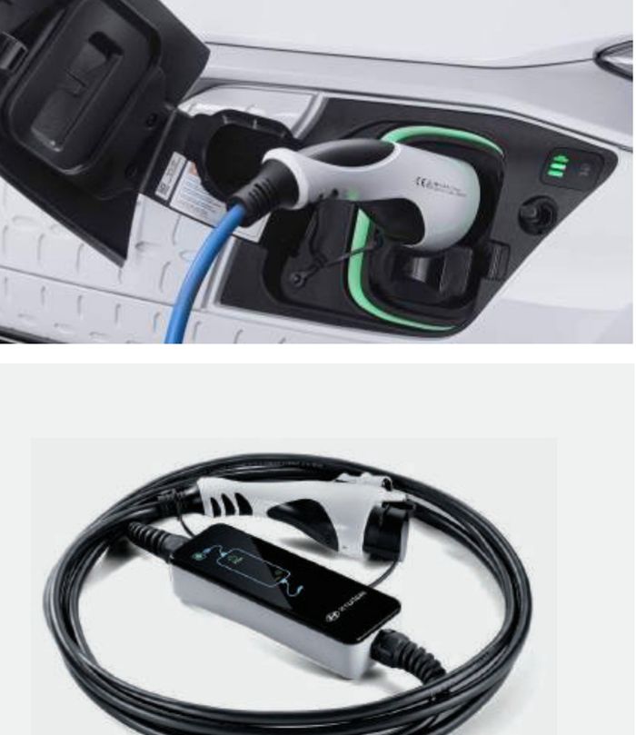 Perangkat portable charger pengisian baterai untuk Hyunday IONIQ dan Kona